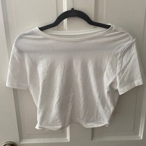 White Crop Top